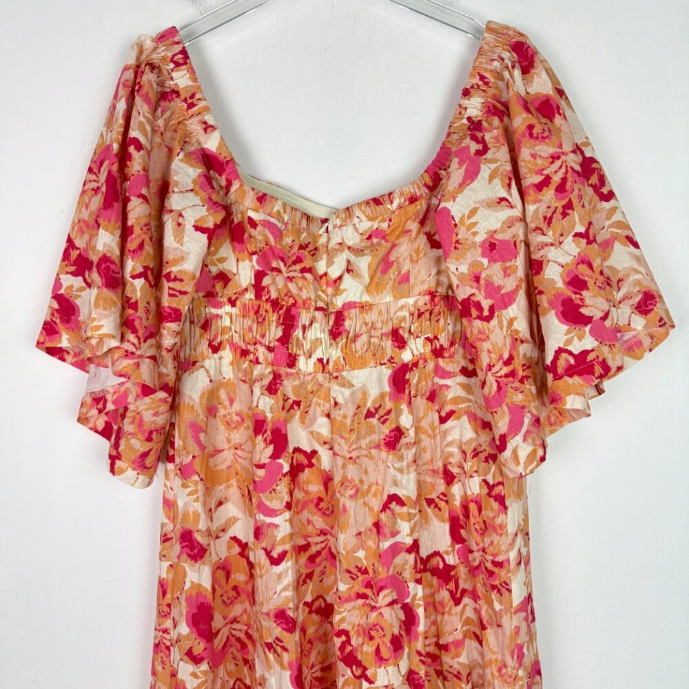 NWT Amalie the Label Thalia Midaxi Dress Short Sleeve Fit & Flare Size 10 NEW - Picture 10 of 14